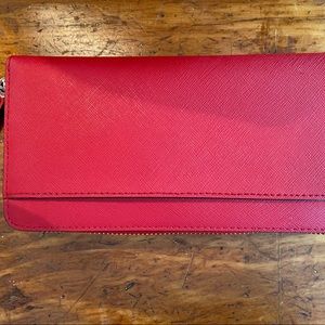 Kate Spade wallet in cherry red.